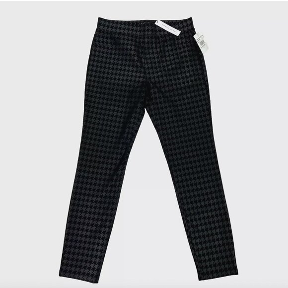 Sanctuary Anthropologie Houndstooth Runway Leggings Pants Black & Gray NWT - Picture 7 of 16